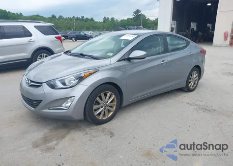 2016 Hyundai Elantra Se из США, поврежденный, VIN KMHDH4AE6GU491734